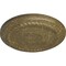 Ekena Millwork Small Alexandria Medallion (Canopies up to 4 5/8"), 7 7/8"OD x 3/4"P, Mississippi Mud Crackle CM07ALMMC - alternate 2
